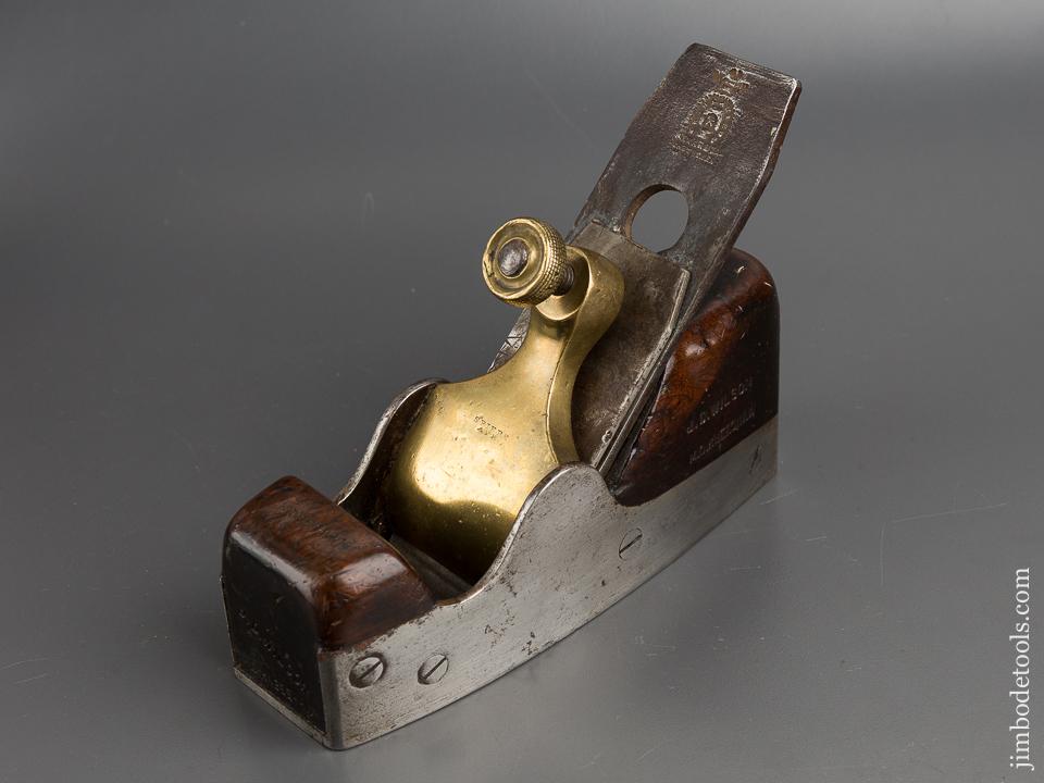 RARE Early Screw Side SPIERS Smooth Plane Dovetail Steel and Rosewood - 80539U