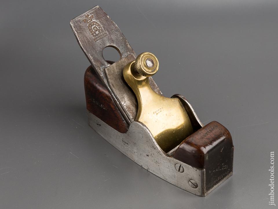 RARE Early Screw Side SPIERS Smooth Plane Dovetail Steel and Rosewood - 80539U