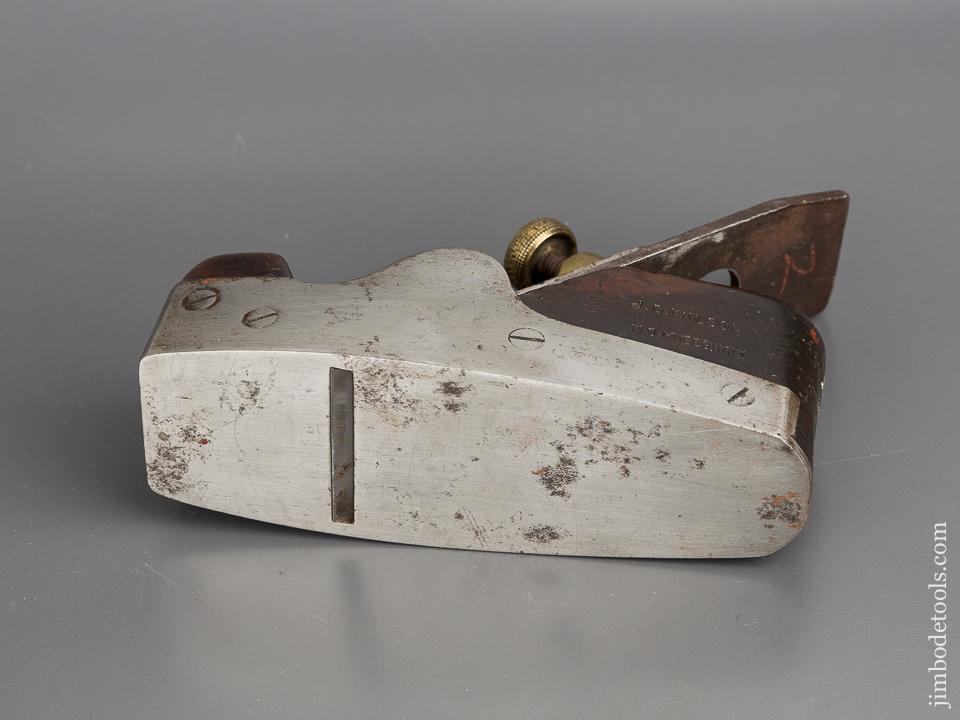 RARE Early Screw Side SPIERS Smooth Plane Dovetail Steel and Rosewood - 80539U
