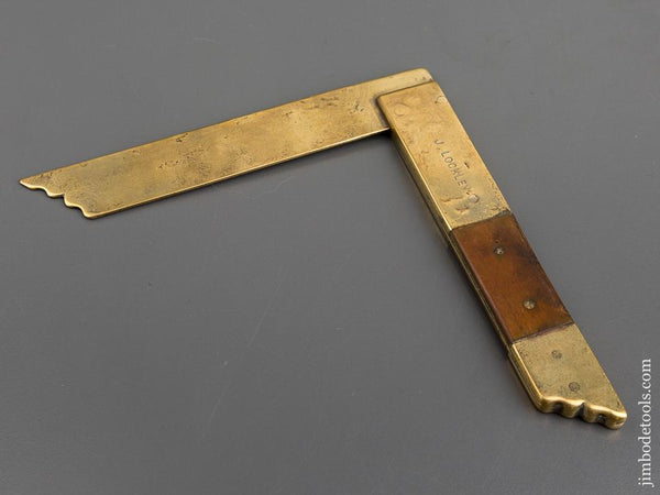 18th Century 6 x 6 inch Brass Square - 80554U