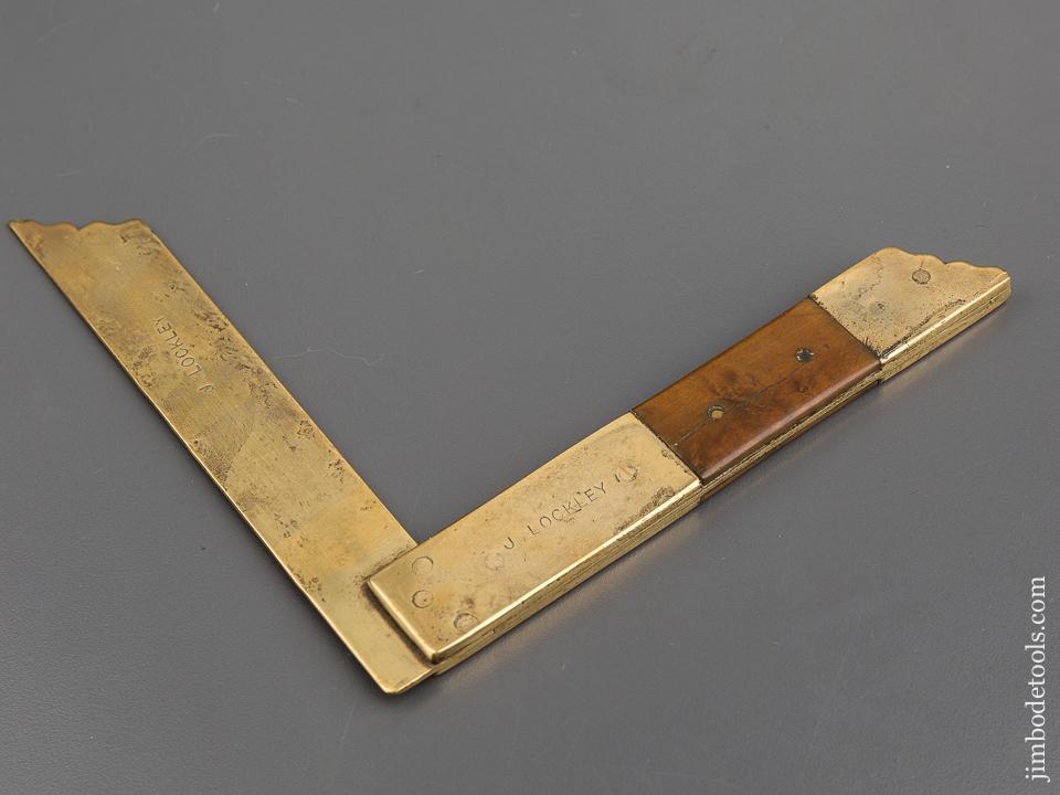 18th Century 6 x 6 inch Brass Square - 80554U