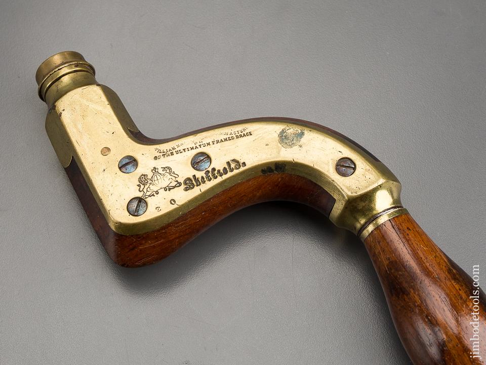 Fabulous Long Model Split Model 67 SPRING LANE Rosewood and Brass MARPLES ULTIMATUM Brace - 80556U