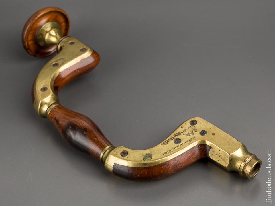 Fabulous Long Model Split Model 67 SPRING LANE Rosewood and Brass MARPLES ULTIMATUM Brace - 80556U