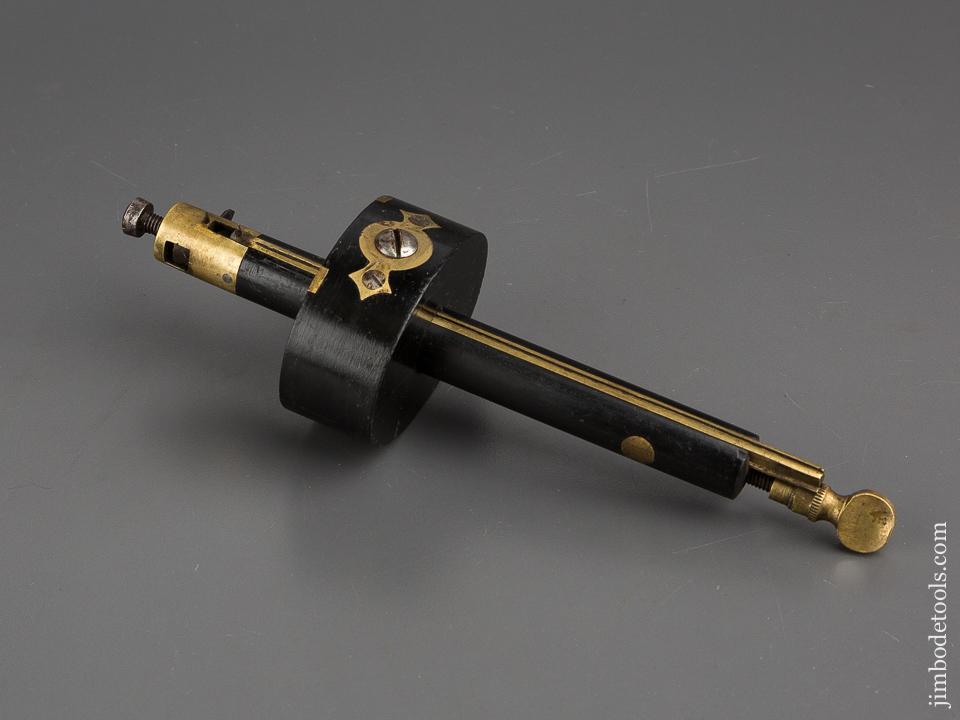 RARE Ebony and Brass Combination Mortise and Slitting Gauge - 80563U