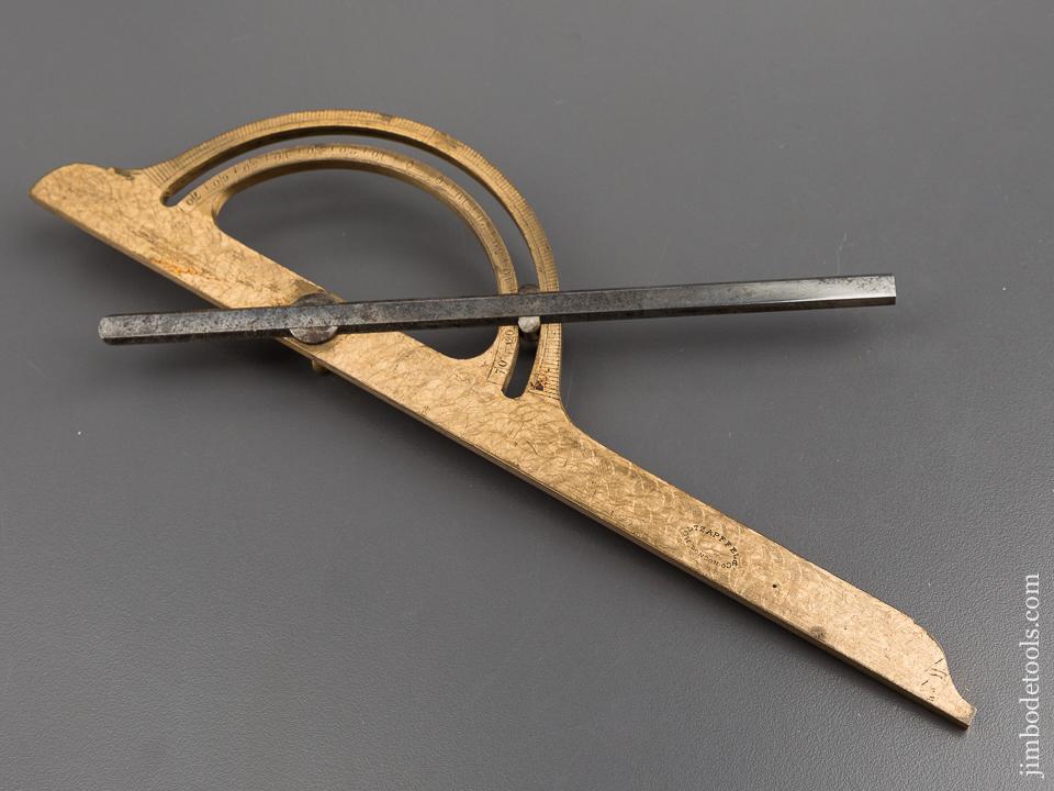 9 1/2 inch HOLTZAPFFEL Protractor with Original Snarling - 80569U