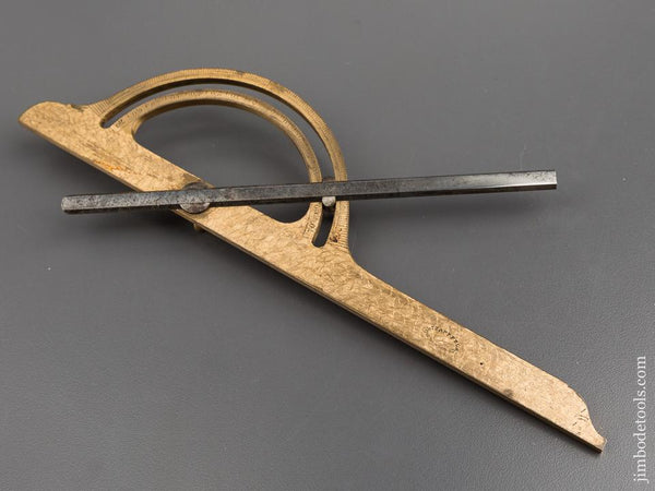 9 1/2 inch HOLTZAPFFEL Protractor with Original Snarling - 80569U