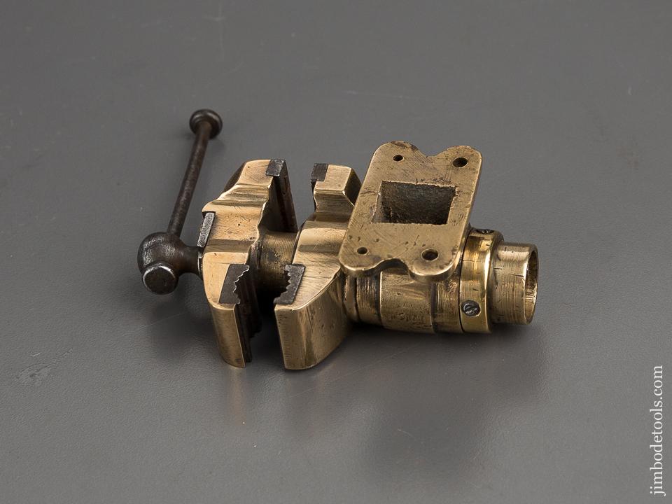 Fabulous Miniature Brass Steel Patternmaker s Vise with Dual