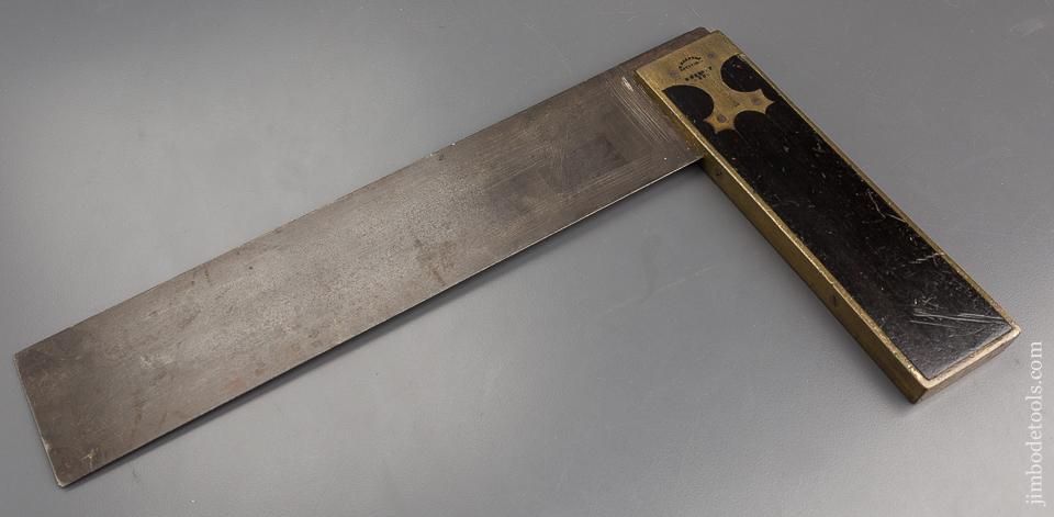 Twelve inch MARPLES Ebony and brass Try Square - 80577