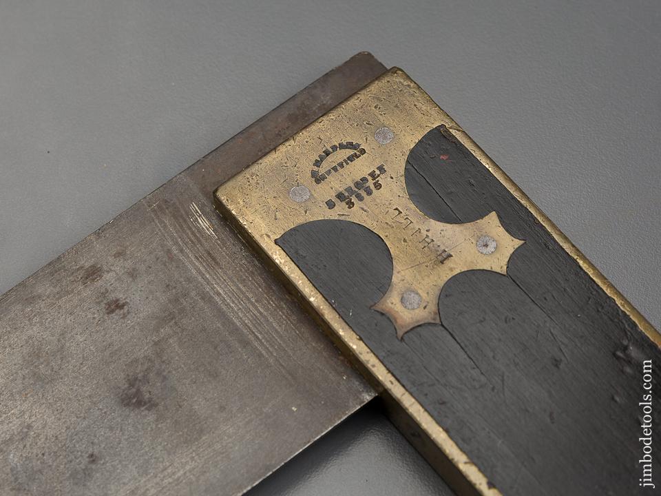 Twelve inch MARPLES Ebony and brass Try Square - 80577