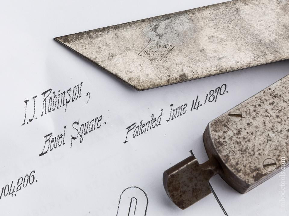 Extra Fine! ROBINSON Patent June 14, 1870 Nine inch ST. JOHNSBURY Bevel - 80585