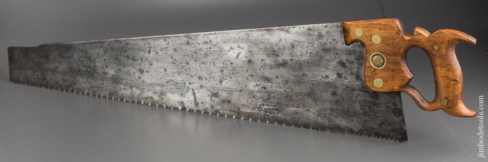 Rare! E. ANDREWS Patent January 26, 1875 Hand Saw - 80612
