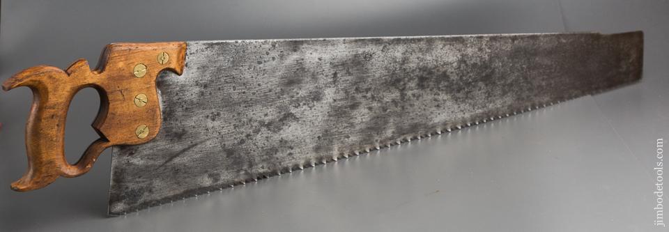 Rare! E. ANDREWS Patent January 26, 1875 Hand Saw - 80612