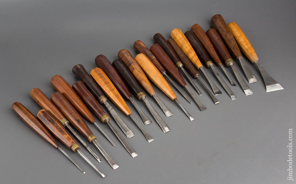 22 Good Carving Gouges in Roll - 80619 – Jim Bode Tools