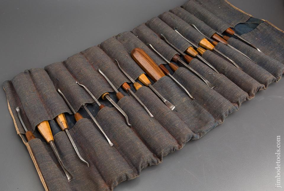 23 Great Carving Tools in Roll - 80620