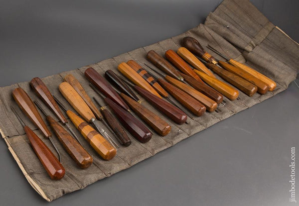 26 Good Carving Tools in Roll - 80621