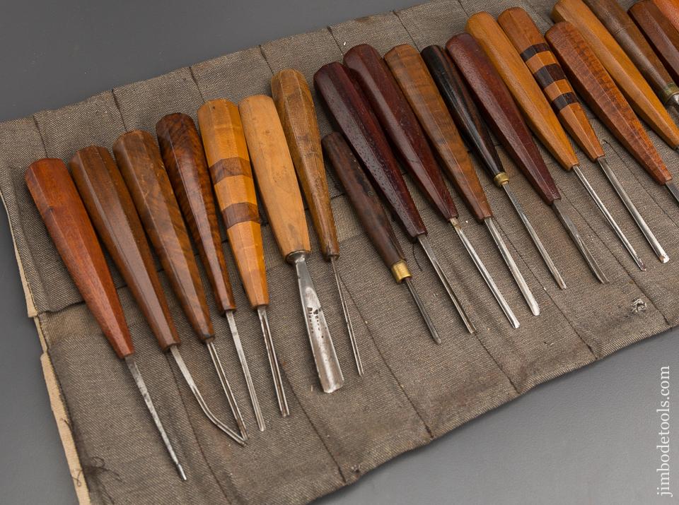 26 Good Carving Tools in Roll - 80621