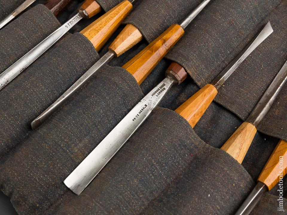 21 Great Carving Chisels in Roll - 80622