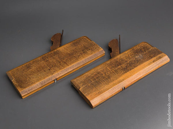 Pair of No. 6 MARPLES & SON Hollow & Round Moulding Planes circa 1868-71 - 80624