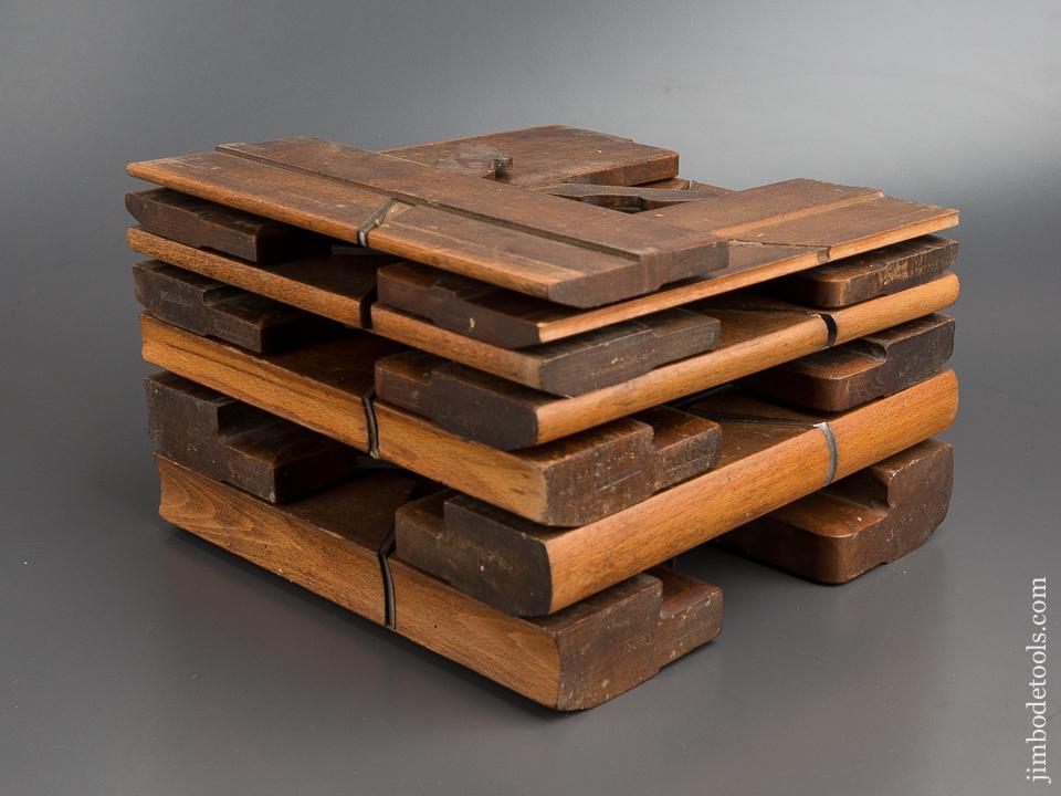 Set of 13 Hollows & Rounds Moulding Planes by W. PARKES circa 1823-35 Birmingham - 80629