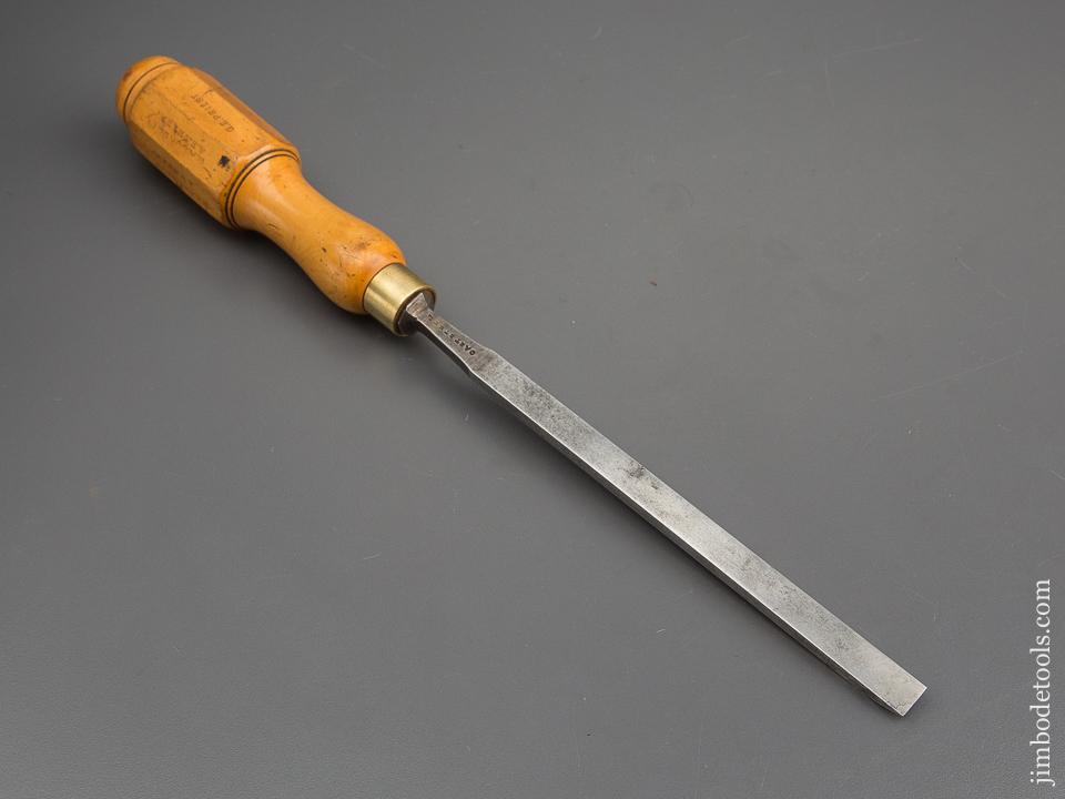 Fabulous! 3/8 x 13 1/2 inch EADON Boxwood Handled Tang Firmer Chisel - 80641