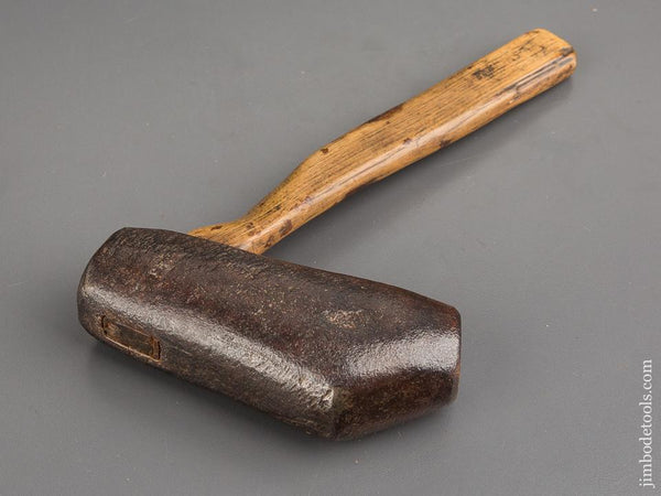 Extra Fine! 5 x 9 inch 2 3/4 pound File maker's Dog Head Stitching Hammer - 80651