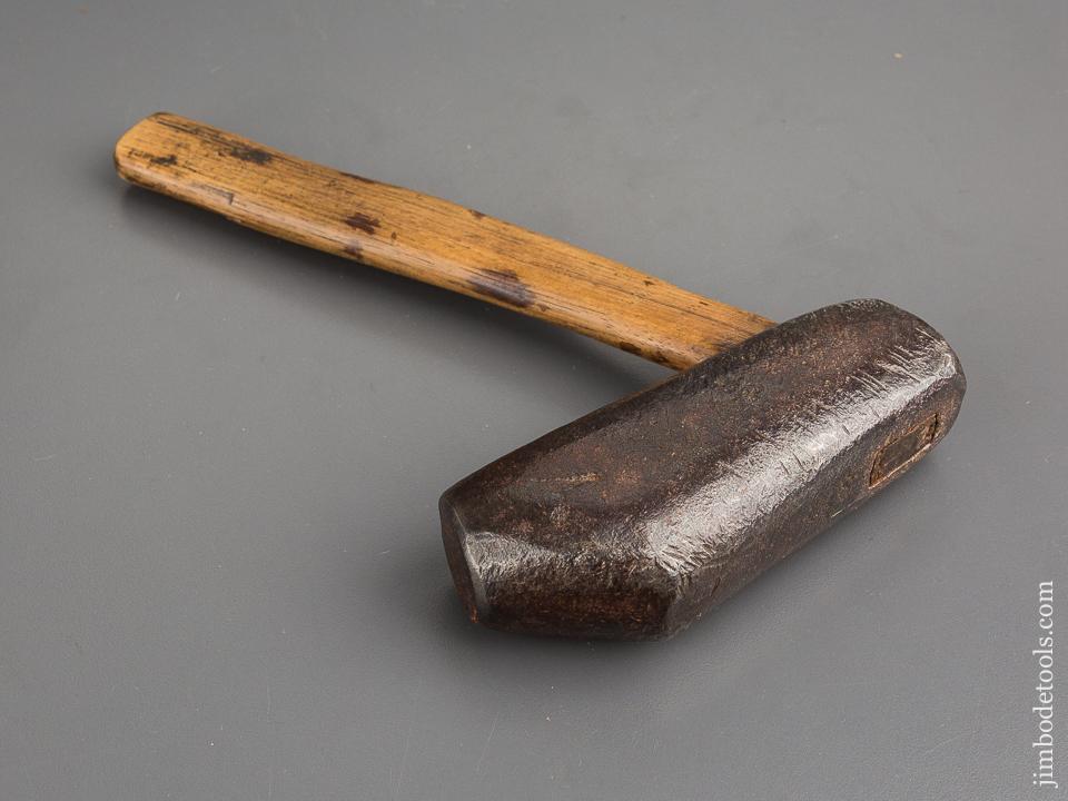 Extra Fine! 5 x 9 inch 2 3/4 pound File maker's Dog Head Stitching Hammer - 80651