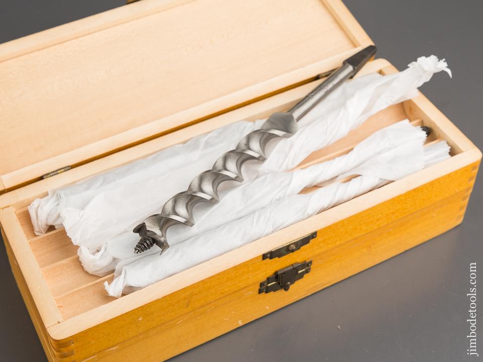 UNUSED Complete Set of 13 RUSSELL JENNINGS Auger Bits MINT in Original 3 Tiered Box - 80666