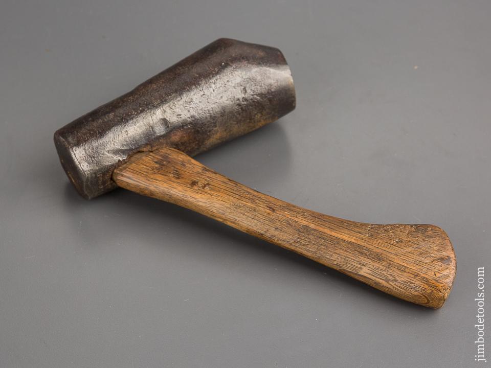 5 1/2 x 9 inch 3 3/4 pound File maker's Dog Head Stitching Hammer - 80677
