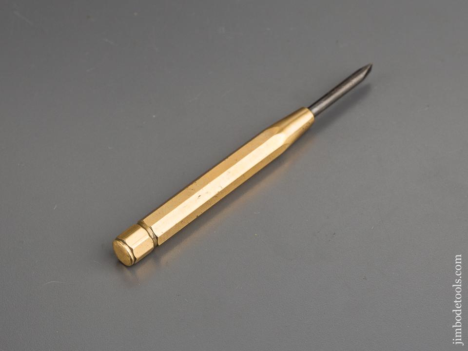 6 1/4 inch Brass Nesting Screwdriver with Three Bits - 80698R