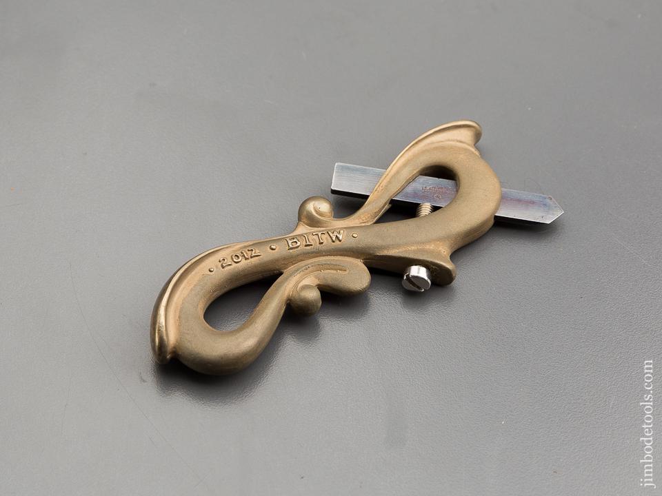 2012 PNTC Best in the West Banquet Favor 4 1/2 inch Brass Striking Knife in Original Box - 80702R