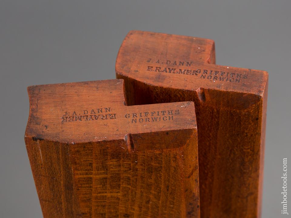 Complete Working Set of GRIFFITHS NORWICH 18 Hollows & Rounds Molding Planes 2-18 EVENS - 80714