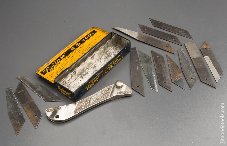 ECLIPSE Screw Slotting Saw with 13 Blades in Original Tin Box - 80719R