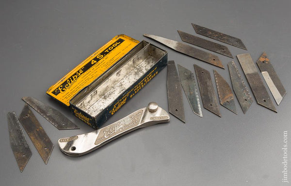 ECLIPSE Screw Slotting Saw with 13 Blades in Original Tin Box - 80719R