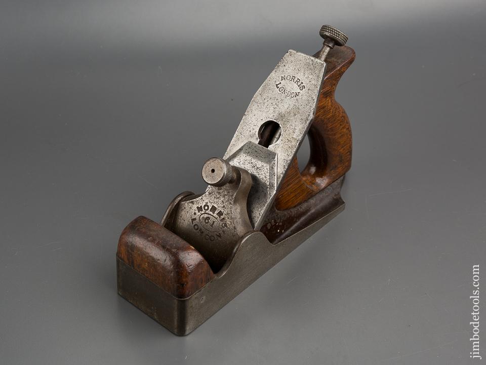Terrific NORRIS No. 61 Smooth Plane with Original 2 inch NORRIS Parallel Iron - 80722R