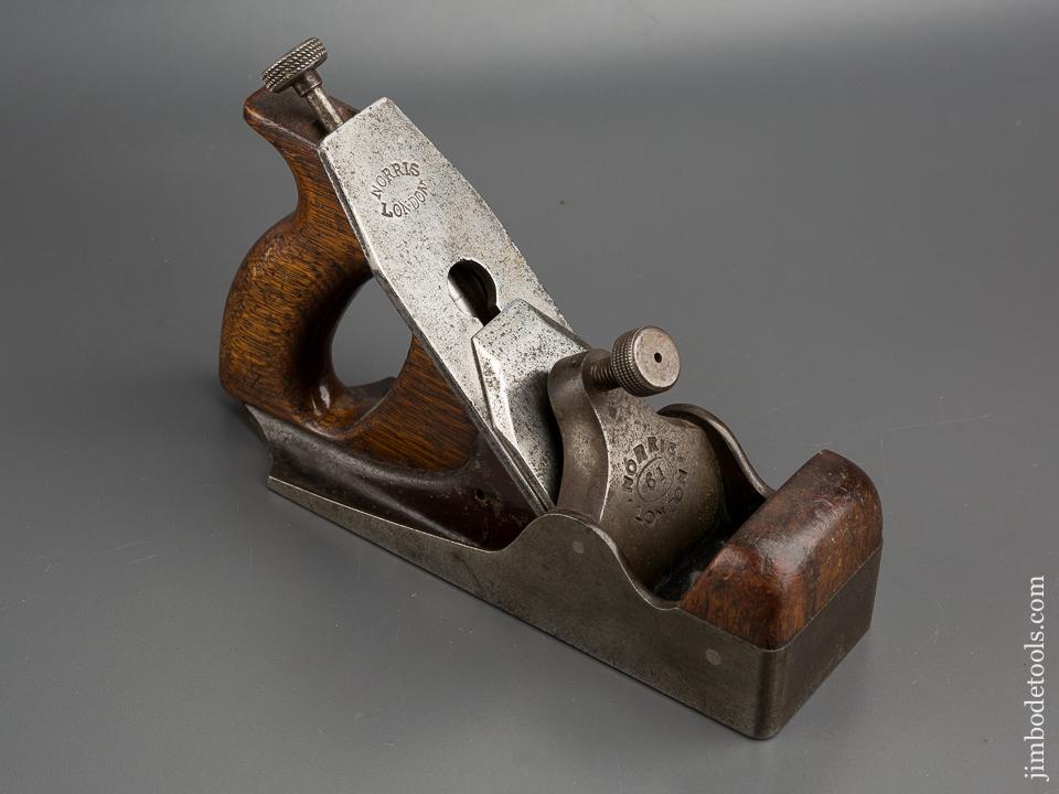 Terrific NORRIS No. 61 Smooth Plane with Original 2 inch NORRIS Parallel Iron - 80722R