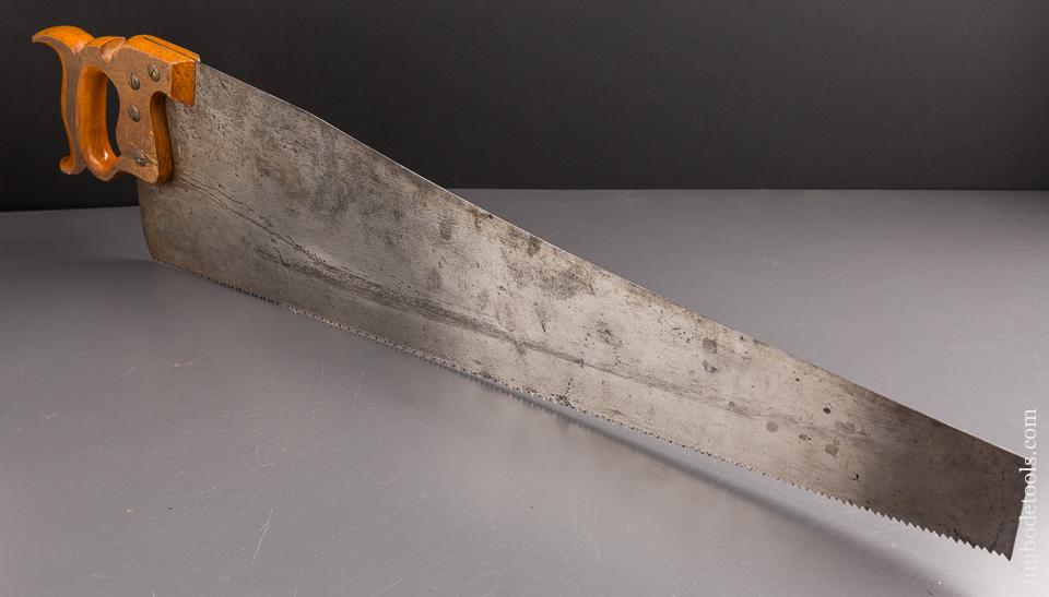 EXTRA FINE 7 point 26 inch J.D. DARLINGTON BROOKLYN NY No. 20 Hand Saw UNUSED! - 87027
