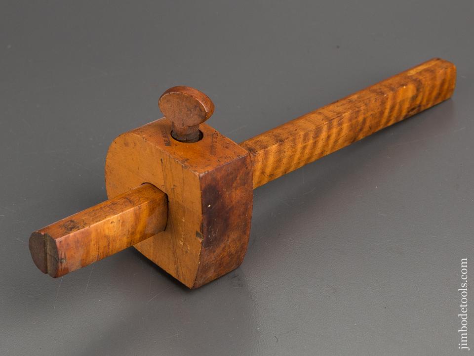 9 1/4 inch Boxwood Marking Gauge by W. JOHNSON NEWARK, N.J. - 80749R