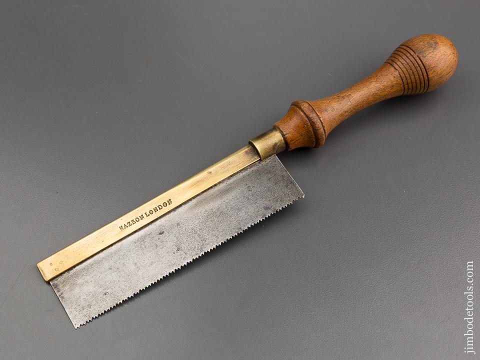 16 point 5 inch HAZEON LONDON Brass Back Dovetail Saw - 80754