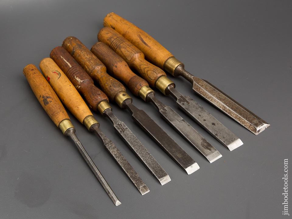 Graduated Set of Seven Tang Chisels - 80783