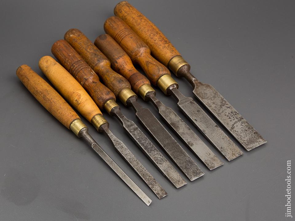 Graduated Set of Seven Tang Chisels - 80783