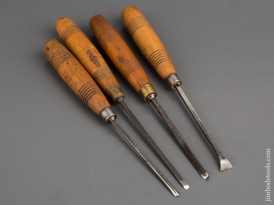 Four ADDIS Carving Chisels - 80790