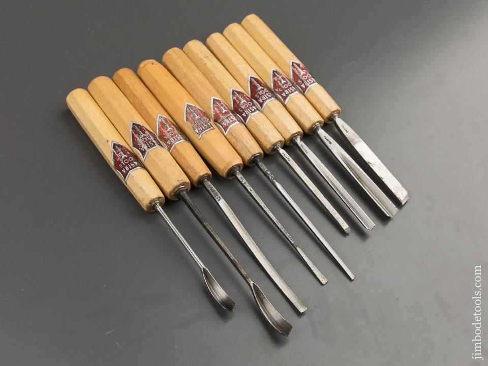 Nine DASTRA Carving Gouges with Decals - 88808