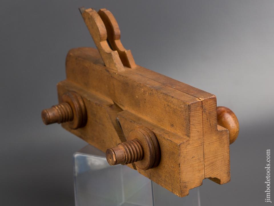 OHIO TOOL CO No. 129 Double Iron Screw Arm Sash Plane circa 1851-1913 - 80809