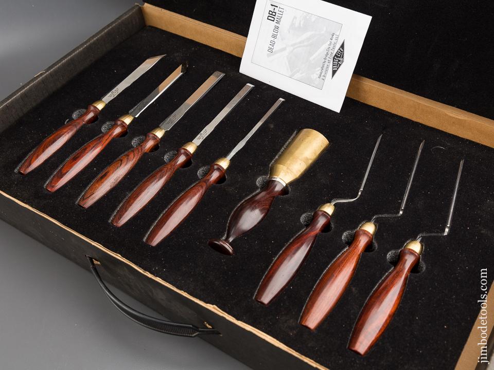 BRIDGE CITY TOOL WORKS CT-13 Nine Piece Chisel Set MINT in Original Presentation Box - 80817