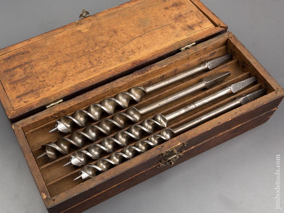 Complete Set of 14! RUSSELL JENNINGS Auger Bits in Original 3 Tiered Box - 80858