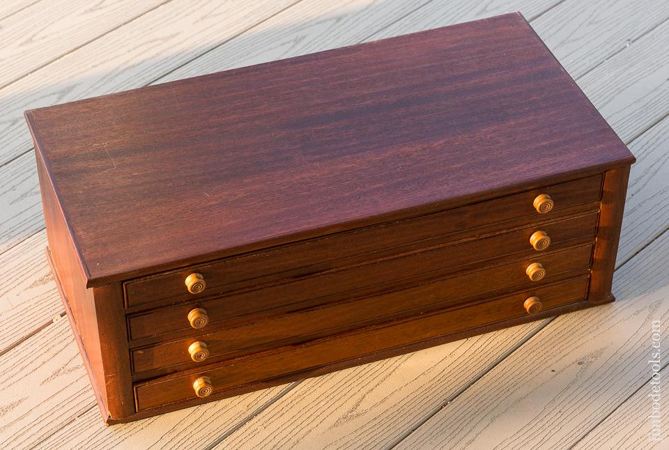 Mahogany Cabinet with 64 ADDIS Carving Chisels CLEAN & SHARP! - 80859