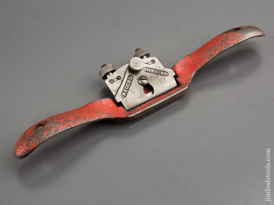 RECORD No. 0151 Adjustable Flat Bottom Spoke Shave - 80860