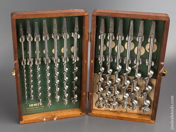 Complete Set of IRWIN Auger Bits in Original Box - 80863