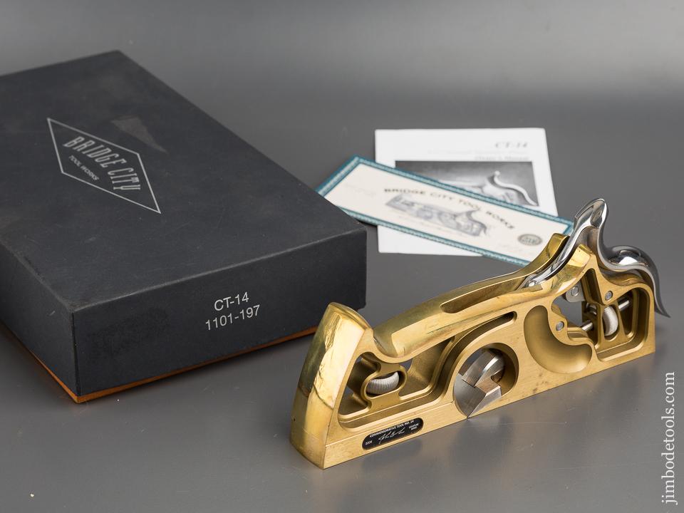 BRIDGE CITY TOOL WORKS CT-14 Foxtail Shoulder Plane UNUSED in Original Box - 80871