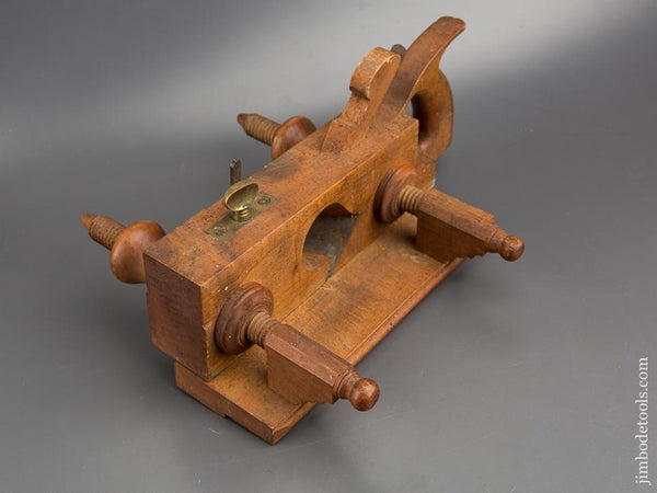 Crisp & Scarce! D.R. BARTON Screw Arm Moving Filletster Plane circa 1832-74 EXTRA FINE - 80926